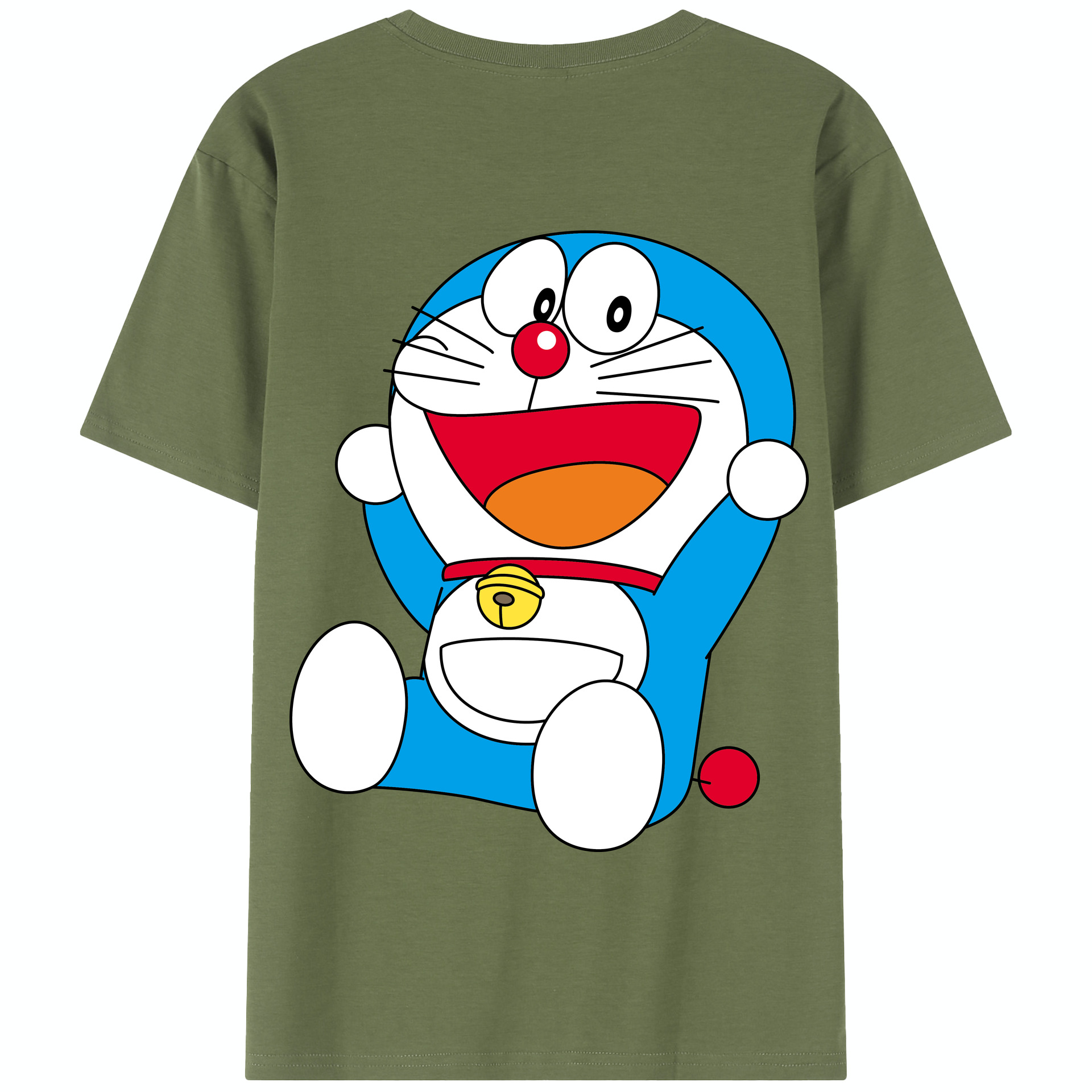 （画像用） ドラえもん Doraemon 綿100％半袖Tシャツ（背面プリント）